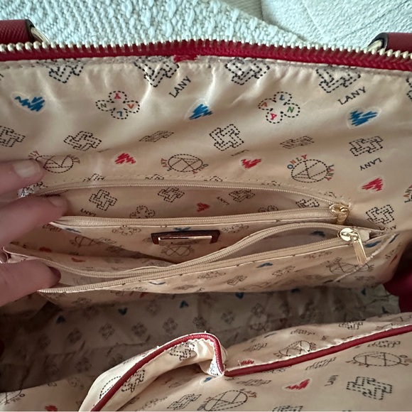 LANY Red Tote Style Handbag - Picture 7 of 7